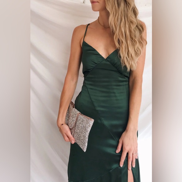 Dress Forum Emerald Green Dress, new with tags, never worn. - Picture 9 of 9